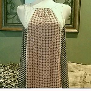 Boho-spirit sleeveless Dress - large NWT!